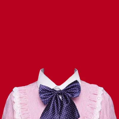 校园男女儿童幼儿园小学生正装证件照毕业照服装免抠psd模板素材(23)