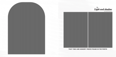 高级灰色底青春毕业季相册闺蜜写真N8方版影楼后期合成设计排版psd素材模板(65)