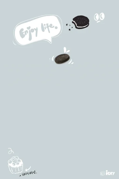 卡通风格奥利奥主题儿童周岁照摄影背景PSD素材模板(5)