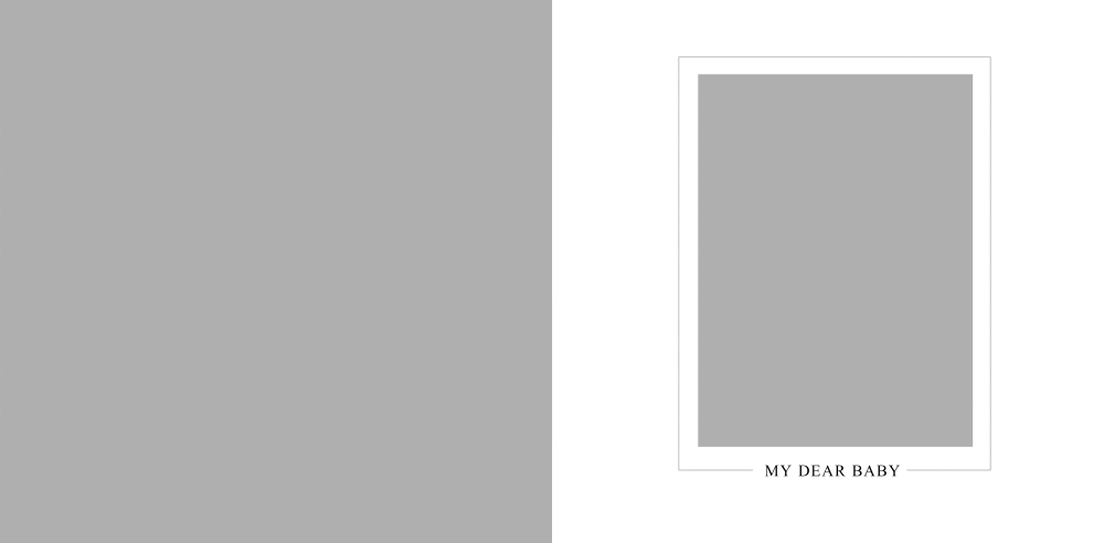 现代感十足的婴儿写真排版素材，适用于专业摄影后期处理(25).psd