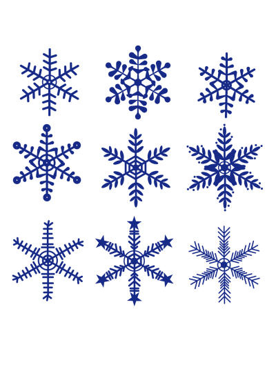 圣诞节免抠图素材：麋鹿、雪花与礼物图案集合(33).ai