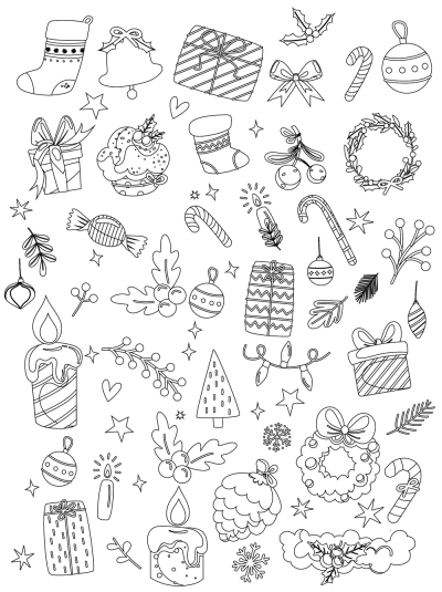 圣诞节创意设计素材，适合多种用途(62).ai