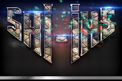 彩色纹理字体效果PS文字特效字体(2).psd