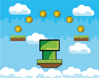 像素艺术角色与界面设计素材包(111).ai