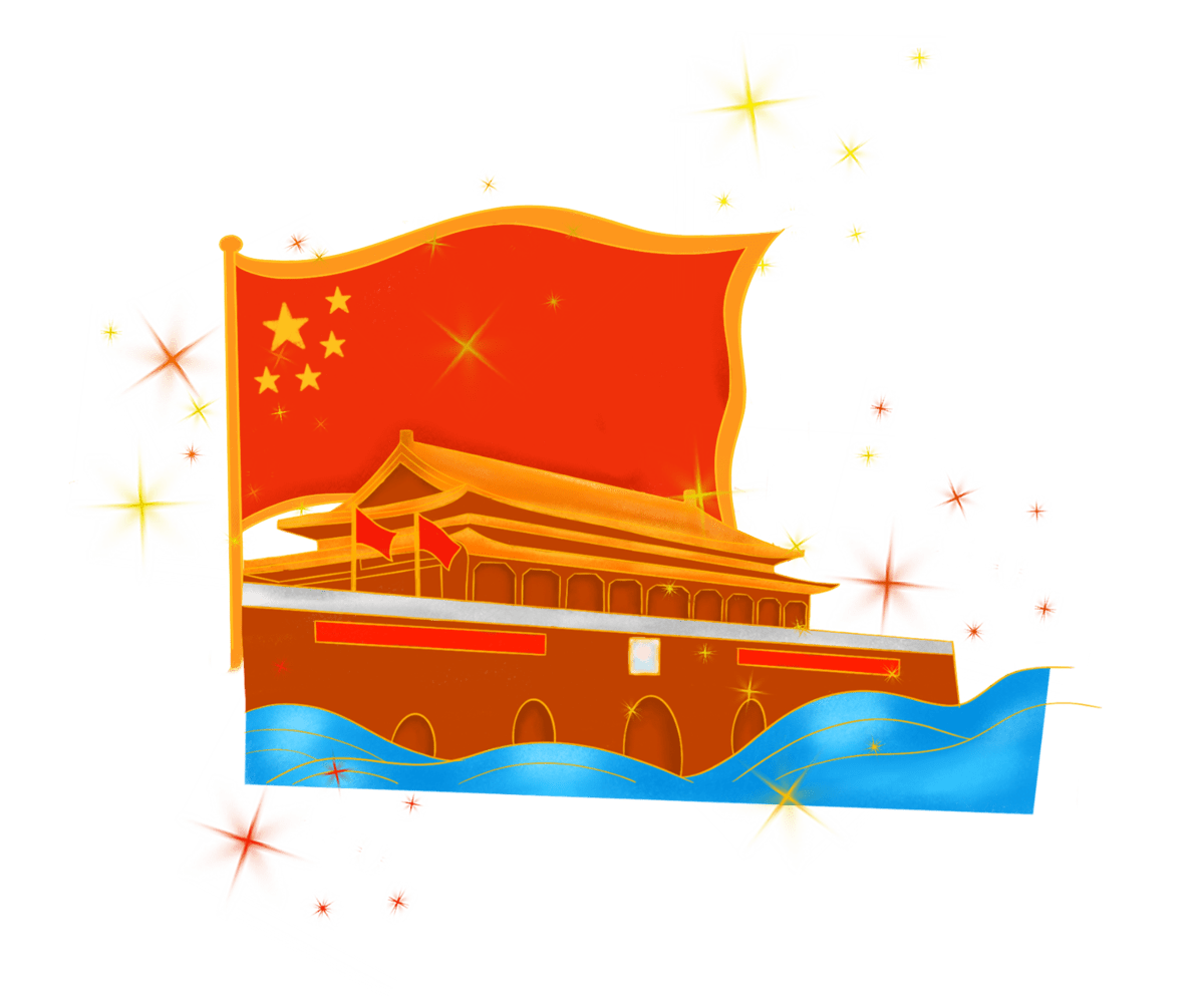 中国风红色节日背景插画设计素材分享(16).psd